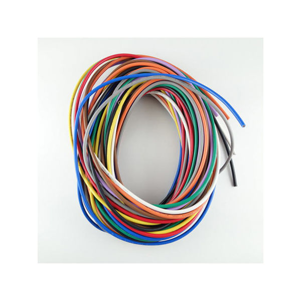 サンコー電商 UL1007AWG16電線(2m×10色入り) UL1007AWG16-2X10 1袋 63-3117-15（直送品）