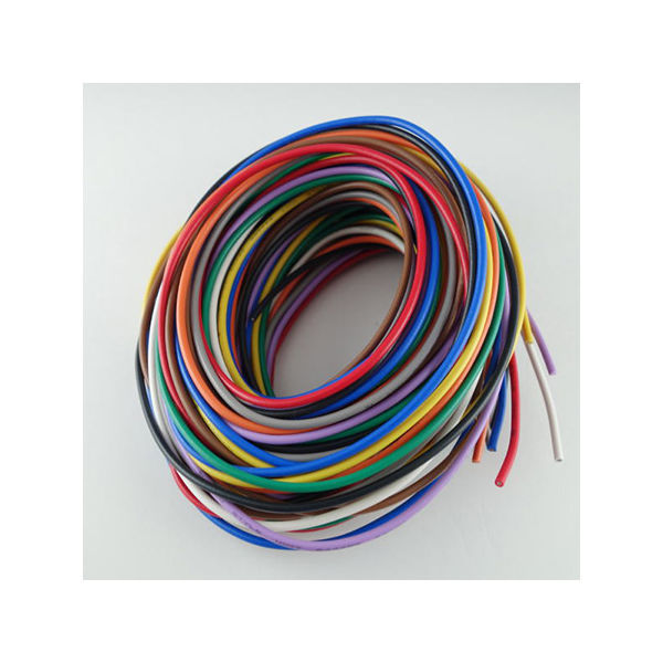 サンコー電商 UL1007AWG22電線(2m×10色入り) UL1007AWG22-2X10 1袋 63-3117-18（直送品）
