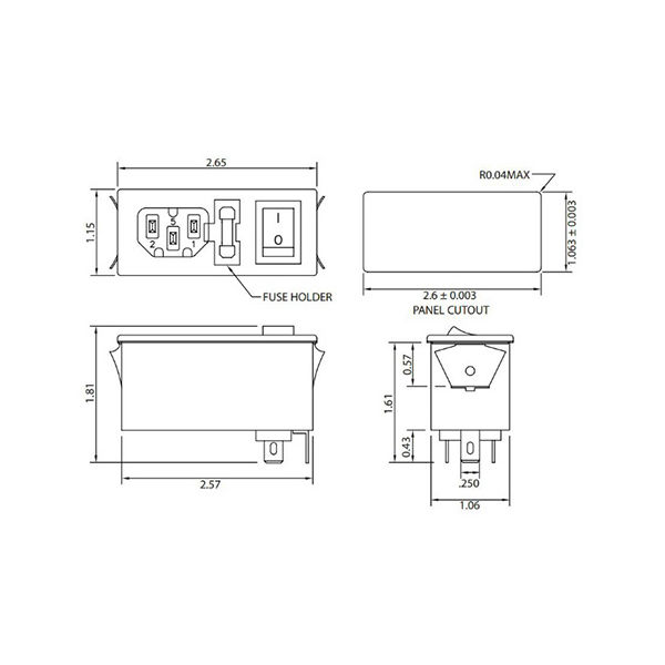 アズワン インレットコネクター 762-18/002 1個 63-3048-69（直送品）