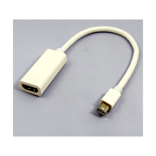 アズワン ミニディスプレイポートーHDMI変換ケーブル(白) 63-3182-53 1個（直送品）