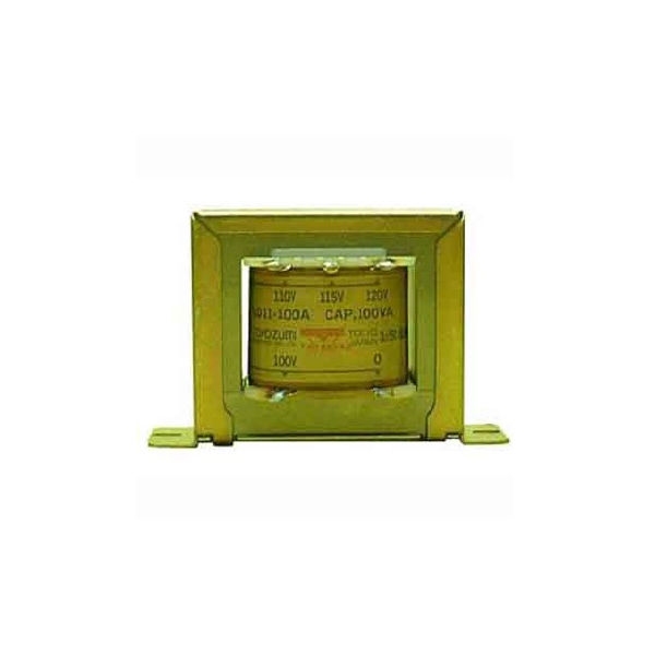 豊澄電源機器 トランス A種 単相:単巻 1次・2次:100V系 100VA 0端子共用 UD11100A 1個 63-3181-45（直送品）