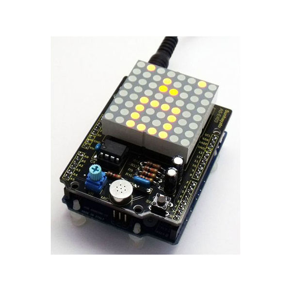 サンハヤト ドットマトリクスLED&マイクシールドキット AS-E403 1セット 63-3188-54（直送品）