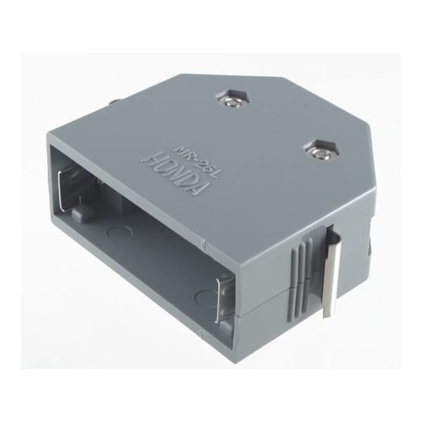 本多通信工業 角型コネクターカバー 25ピン用 MR-25L+ 1個 63-3117-25（直送品）