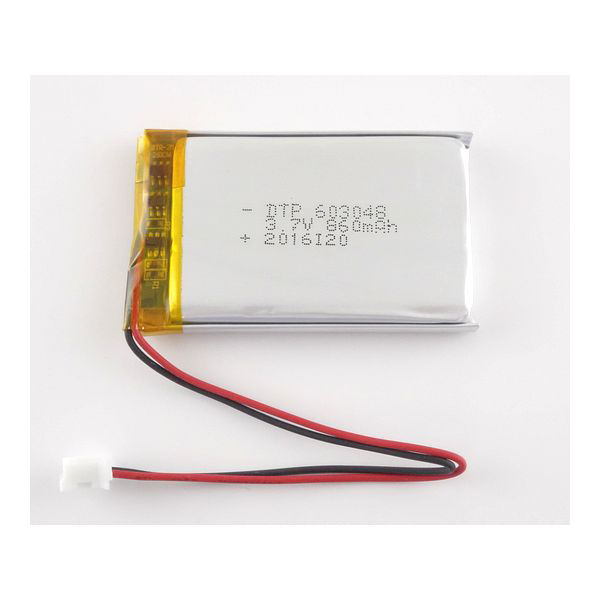 アズワン リチウムイオンポリマー電池 3.7V 860mAh DTP603048（PHR） 1