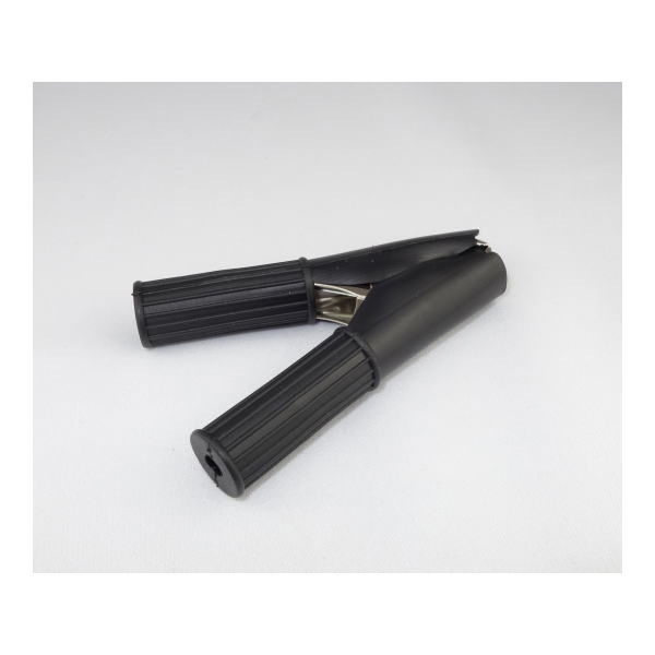 テイシン電機 ヒッポークリップ 黒 鉄 定格30A はんだ付け C-632-B 1個 63-3115-74（直送品）