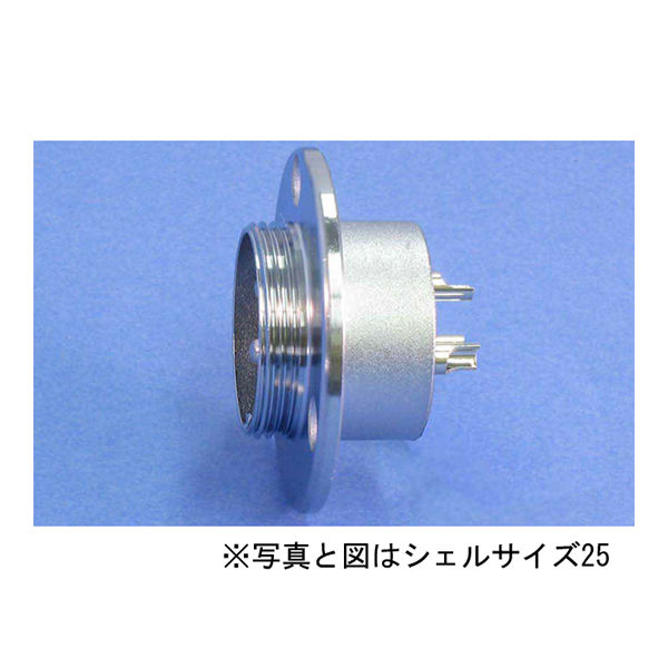 七星科学研究所 メタルコンセント NCS256R 1個 63-3157-92（直送品）