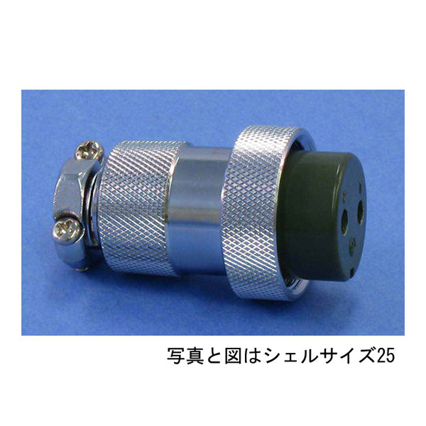 七星科学研究所 メタルコンセント NCS307P 1個 63-3158-07（直送品）