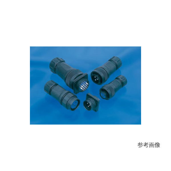 七星科学研究所 NRWレセプタクル 防水型(シェルΦ20・10極) NRW-2010-RF 1個 63-3151-41（直送品）