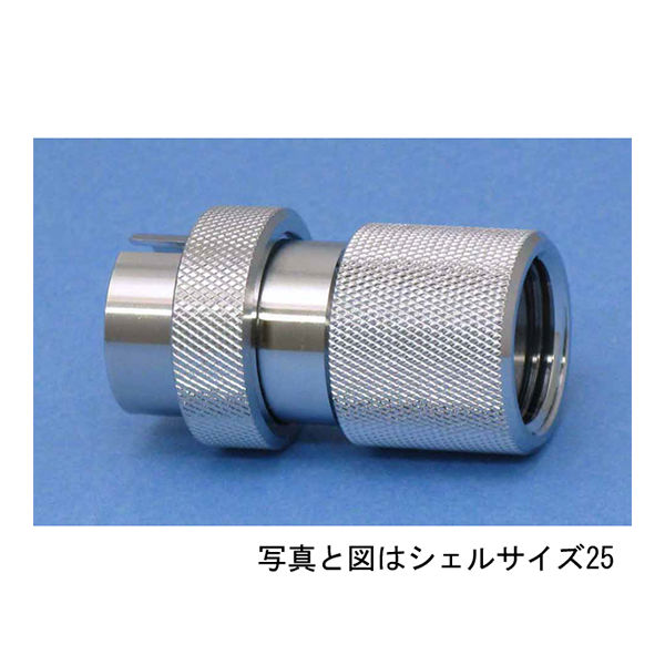 七星科学研究所 NCS管用めねじ付きプラグ(シェルΦ30・6極) NCS306GPM1/2 1個 63-3096-25（直送品）