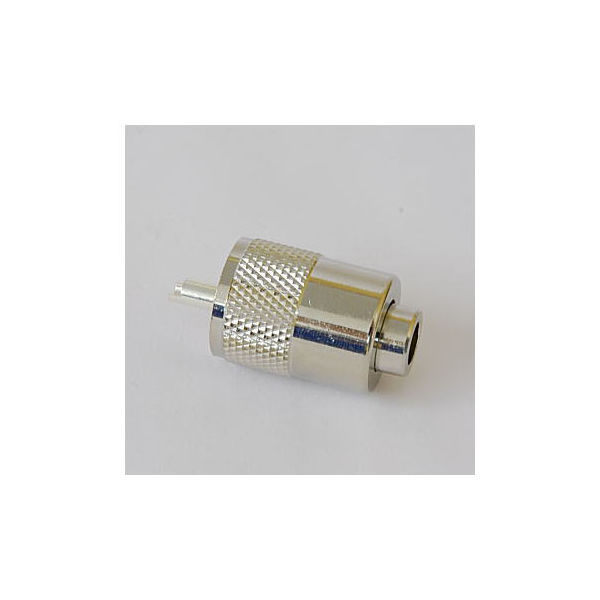 アズワン MP3同軸コネクター MP3ニッケルメッキ 1個 63-3141-57（直送品）