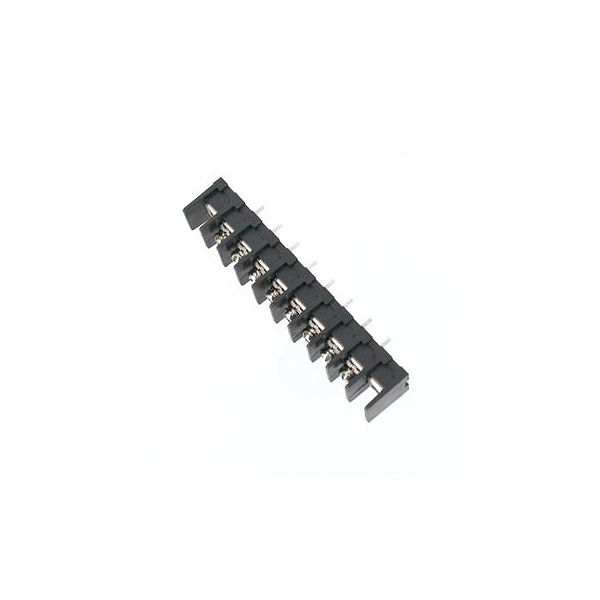 サトーパーツ 貫通型端子台 プリント基板用 角座金付ネジ 8極 ML40S1BXF8P 1個 63-3147-55（直送品）