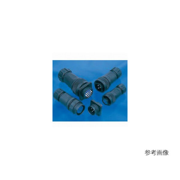 七星科学研究所 NRWプラグ 防水型(シェルΦ20・12極) NRW2012PF10 1個 63-3097-96（直送品）
