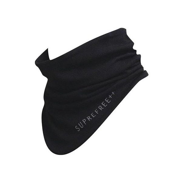 絆工房 ネックウォーマー 黒 S SRU1509W201BK/S 1枚 63-1393-56（直送品）