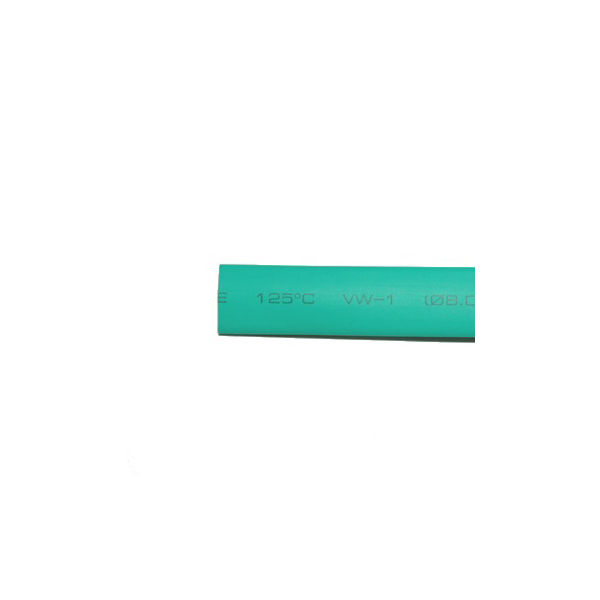 Linkman 熱収縮チューブ 耐熱タイプ 緑 8mm W18G 1本 63-3048-34（直送品）