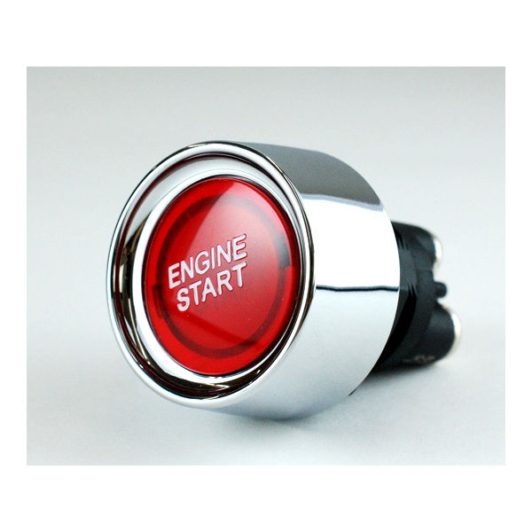 LINKMAN スターターボタンスイッチ(赤色) FE-R1201-RED 1個 63-3055-75（直送品）