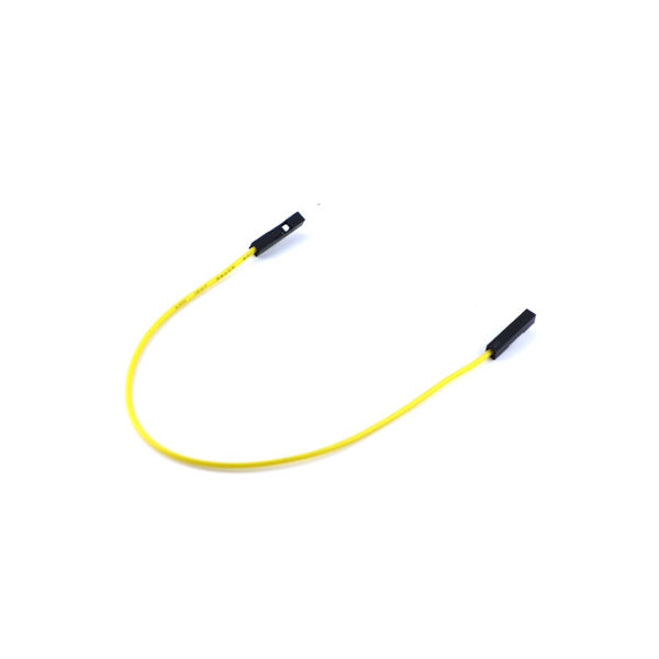 GB ブレッドボード・ジャンパーコード(オスーメス) 15cm 黄 10本入り GB-JPM-10P15-Y 1本(2m)（直送品）