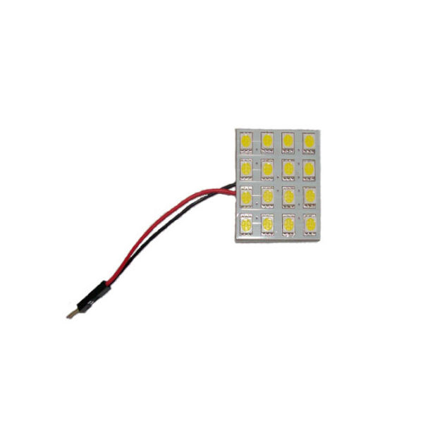 LINKMAN カー用LED(ホワイト) PCB-016W5050 1個 63-3075-62（直送品）