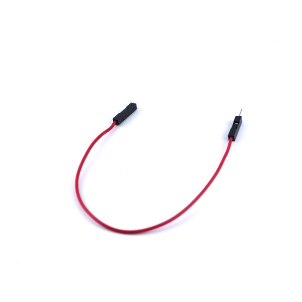 GB ブレッドボード・ジャンパーコード(オスーメス) 15cm 赤 10本入り GB-JPM-10P15-R 1本(2m)（直送品）