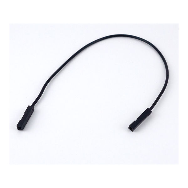 GB ブレッドボード・ジャンパーコード(メスーメス) 15cm 黒 10本入り GB-JPF-10P15-K 1本(2m)（直送品）