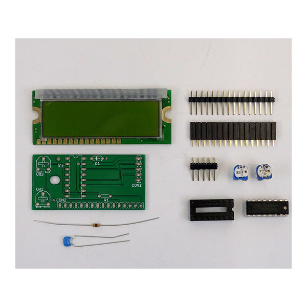 みんなのラボ LCD3WIRE_BOARD（キット・液晶グリーン） LCD3WIRE_BOARD_KIT 1セット 63-3141-80（直送品）