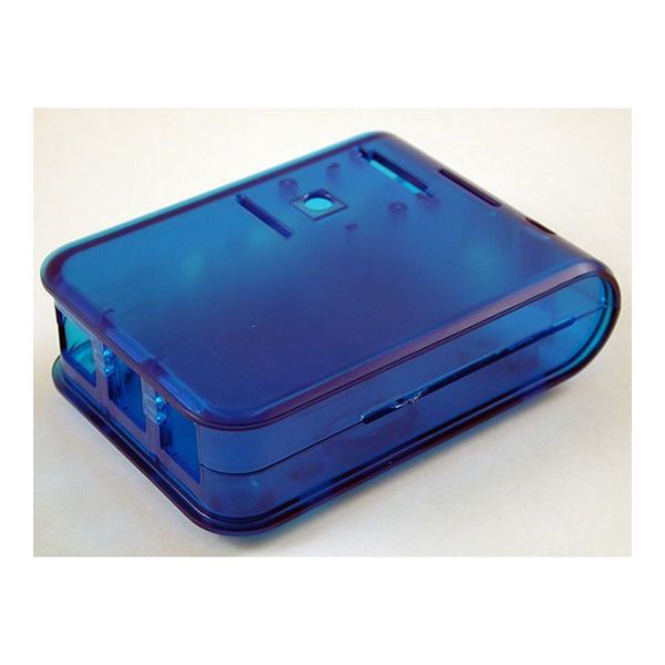 Hammond Manufacturing Raspberry Pi用ケース(クリアブルー) 1593HAMPI3TBU 1個（直送品）