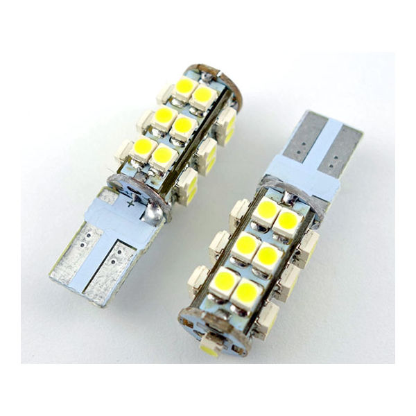 LINKMAN T10無極性バルブ(白・キャンセラー内蔵) 12V/160mA 白 HC-T10-25-3528SMD-C 1個（直送品）