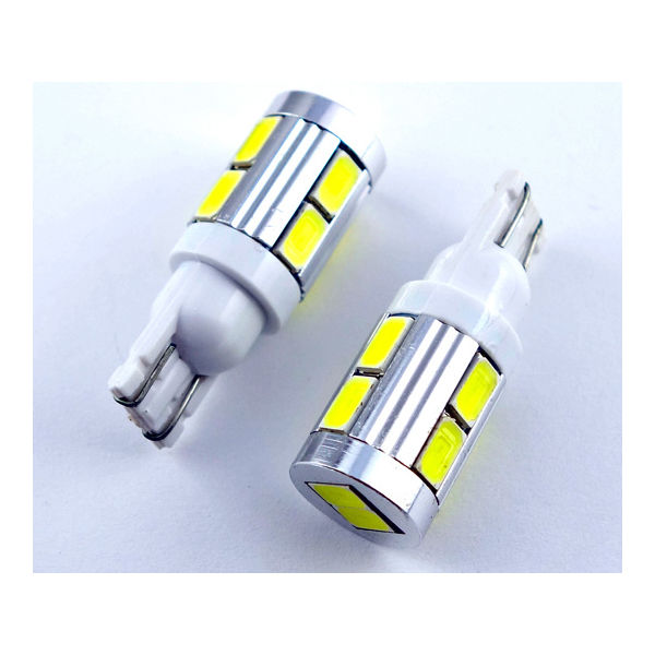 LINKMAN T10無極性バルブ(白・キャンセラー内蔵) 12V/180mA 白 HC-T10-10-5730SMD-C 1個（直送品）