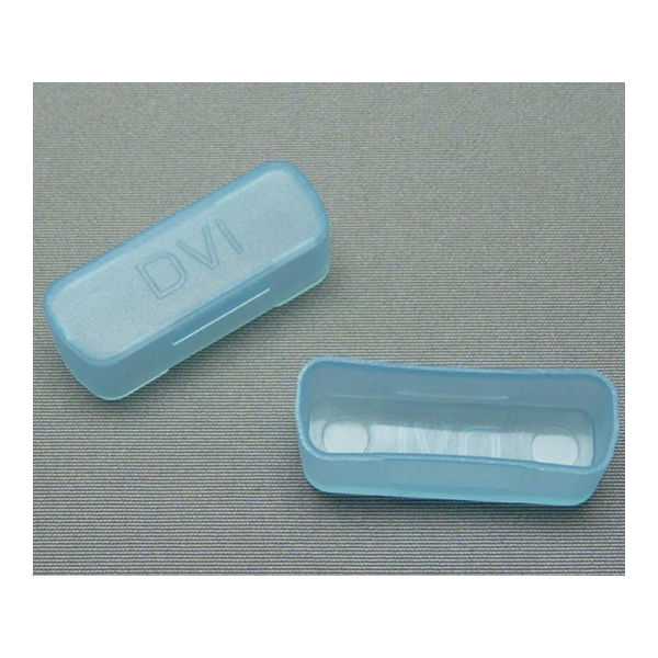 テクノベインズ コネクター保護キャップ DVIコネクター用 半透明薄水色 DVICAPK-BL0-6 1袋 63-3045-19（直送品）