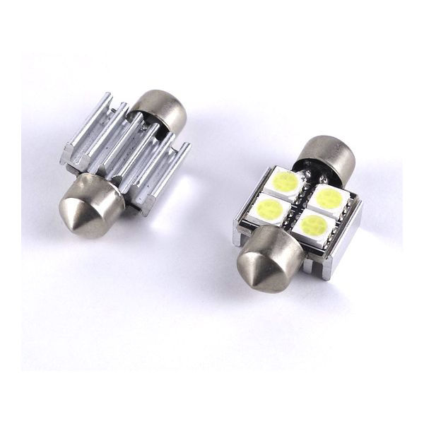 LINKMAN ルームランプLED (31mm・白) 12V/100mA 白 HC-F31MMC-3C-4 1個 63-3054-81（直送品）