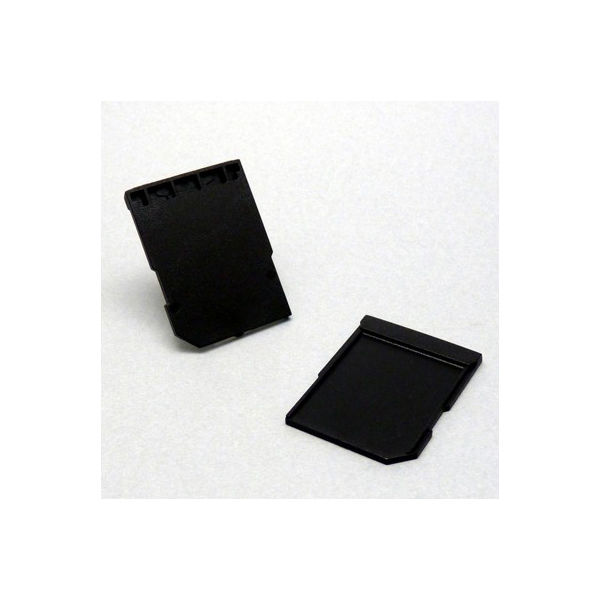 コネクター保護キャップ SD/SDHC/SDXCタイプメモリカードスロットカバー用 黒 SDMCAPK-B0-6 63-3045-35（直送品）