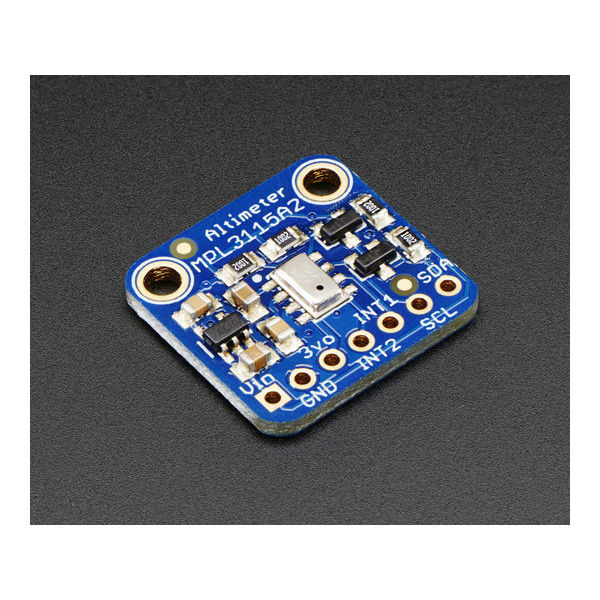 Adafruit Industries MPL3115A2 ー I2C気圧・高度・気温センサー 1893 1個 63-3077-75（直送品）
