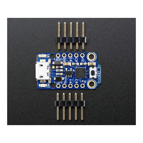 Trinket ー Mini Microcontroller 3.3V 1500 63-3077-52（直送品）