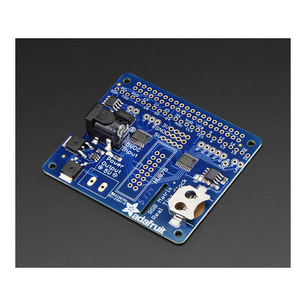 Adafruit Industries RGB Matrix HAT + RTC 2345 1個 63-3078-17（直送品）