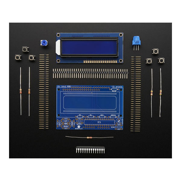 Adafruit Industries LCDシールドキット 772 1個 63-3077-13（直送品）