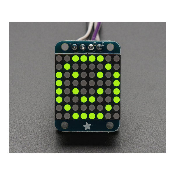 Adafruit Industries ミニLEDマトリックス基板（緑色） 872 1個 63-3077-17（直送品）