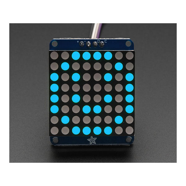 Adafruit Industries 1.2インチLEDマトリックス基板(青色) 1052 1個 63-3077-32（直送品）