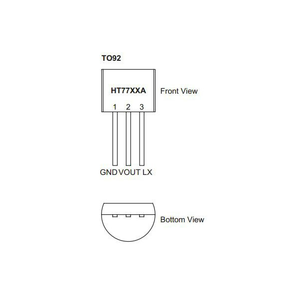 HOLTEK PFMステップアップDCーDCコンバーター HT7750A 1個 63-3094-23（直送品）