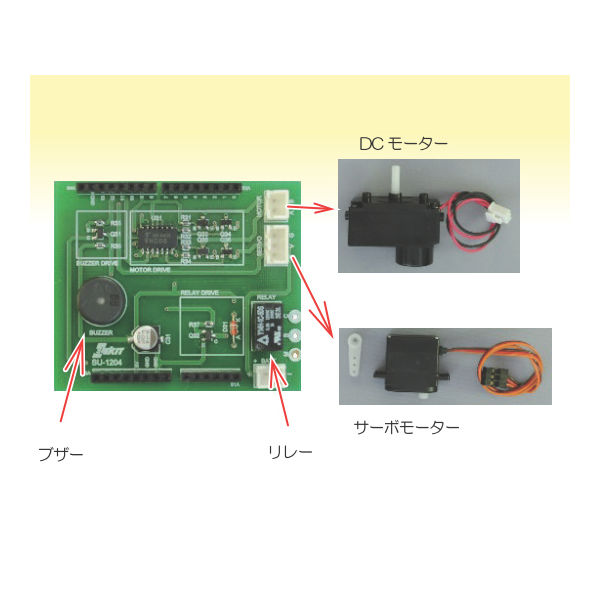 イーケイジャパン Arduinoビギナーのための モーター・リレー・ブザー制御入門 SU-1204 1個 63-3191-57（直送品）