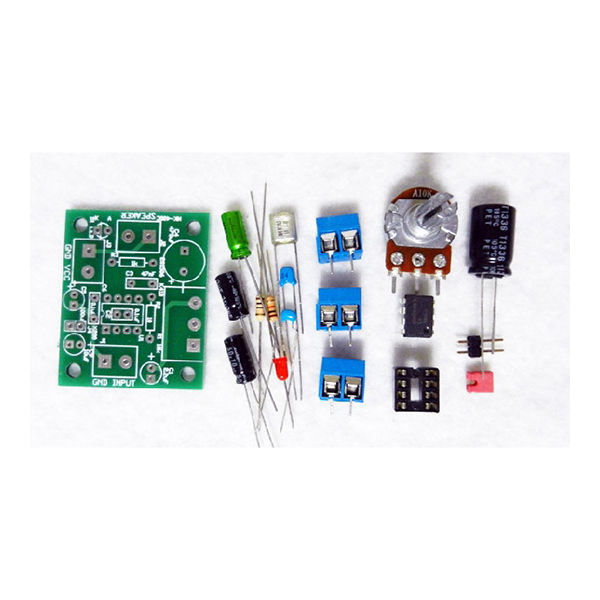 マイコンキットドットコム 超小型500mWオーディオアンプキット MK-407 1個 63-3116-81（直送品）