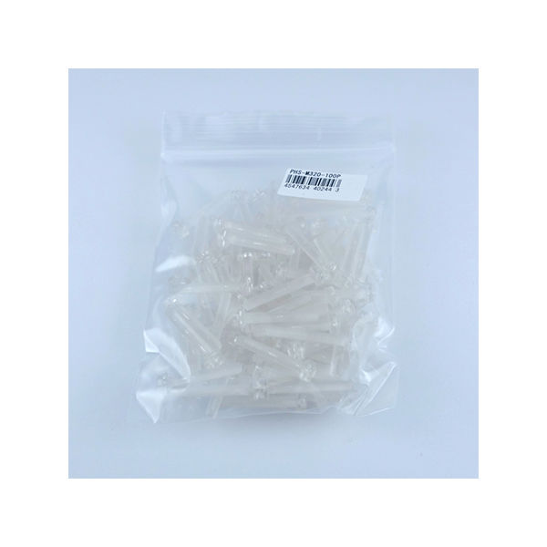 GB 3mmプラネジ(透明ナベ 20mm)100個入 GB-PPHS-M320-100P 1袋(100個) 63-3126-57（直送品）