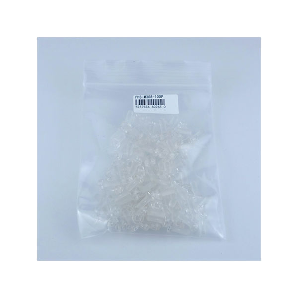 GB 3mmプラネジ(透明ナベ 8mm)100個入 GB-PPHS-M308-100P 1袋(100個) 63-3126-58（直送品）