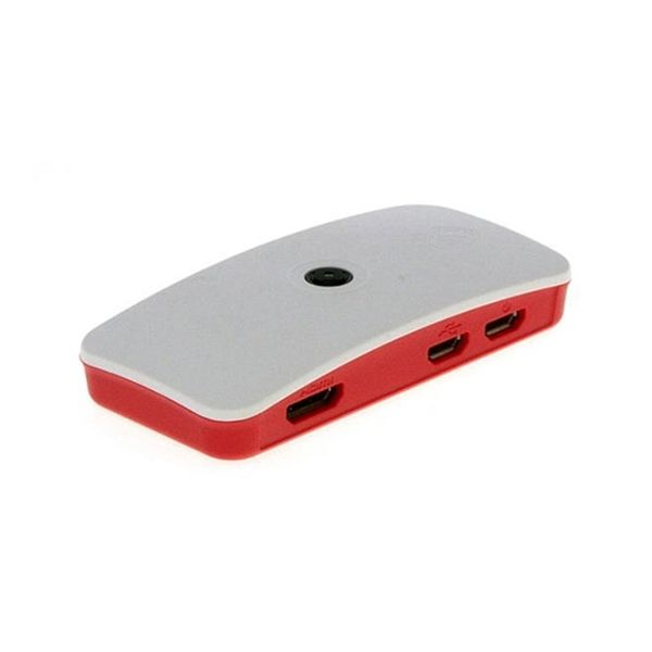 Raspberry Pi Zero/Zero W用ケース 赤/白 RASZEROCASE 1個 63-3116-86（直送品）