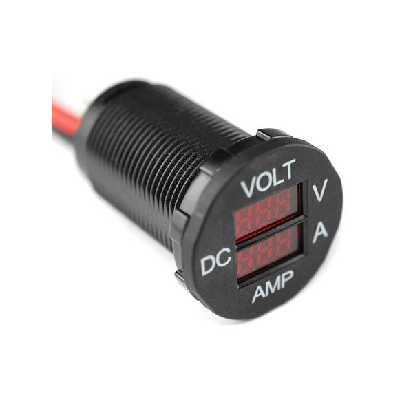 LINKMAN LEDデジタル電圧・電流メーター A25-6 1個 63-3113-43（直送品）