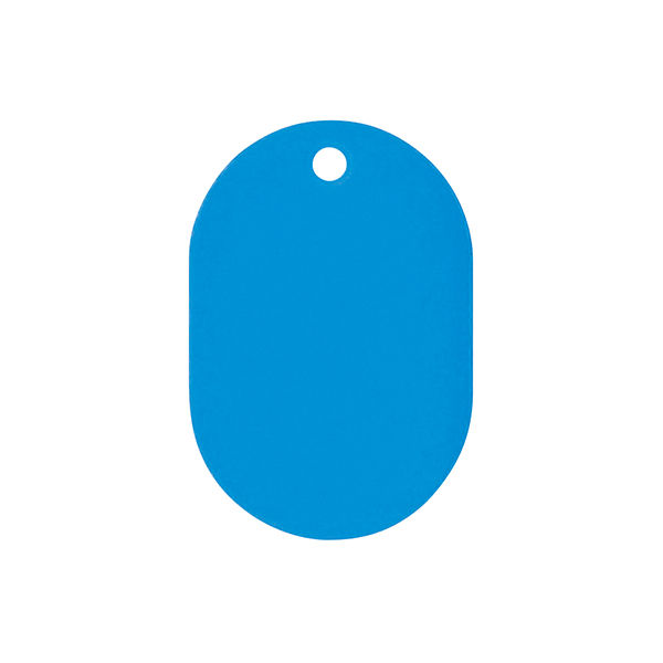 共栄プラスチック 番号札 小(31×45mm) 番号無し スカイ 7-5795-18 1組(50枚)（直送品）