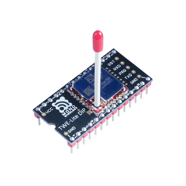 モノワイヤレス TWELITE RED DIPシリーズ マッチ棒アンテナ 完成品 MW-R-DI-W 1個 63-3156-10（直送品）