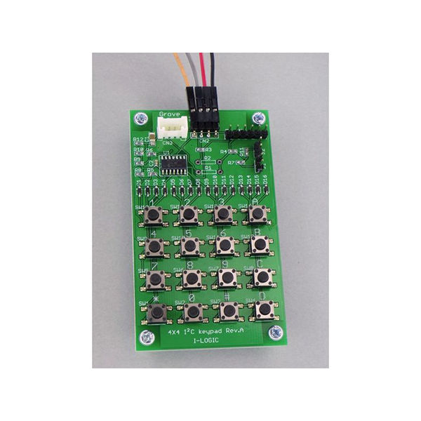 アイロジック I2C接続4X4キーパッド IC4X4 1台 63-3115-32（直送品）