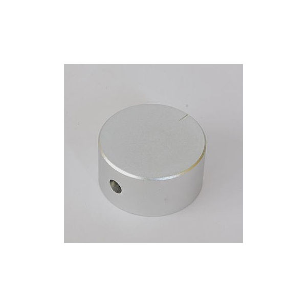 LINKMAN アルミ製ツマミ(ボリューム用) シルバー 30Φ シャフト6.1Φ 30X15BPS 1個 63-3104-83（直送品）