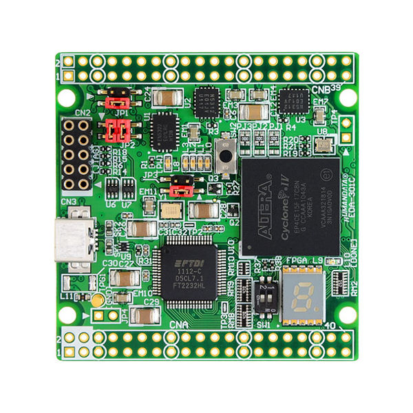 ヒューマンデータ Cyclone IV 搭載USB-FPGAボード EDA-301 1個 63-3031-75（直送品）