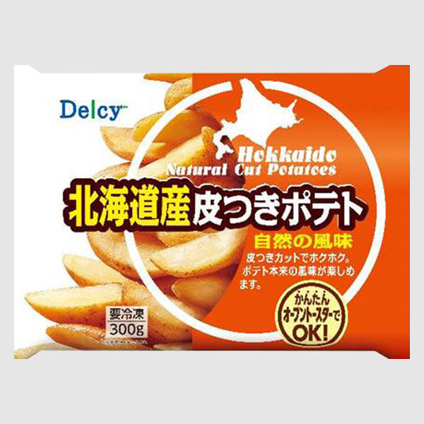 「業務用」 日本アクセス Delcy 北海道産皮つきポテト 300g 4973460600270 （1セット12個入）（直送品）