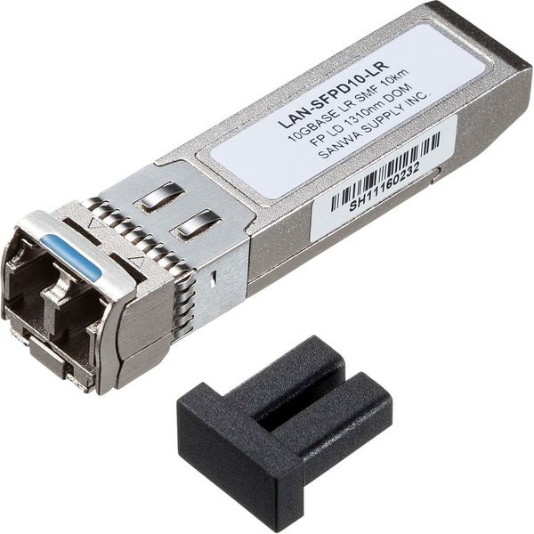 サンワサプライ SFP+ mini GBICポート 10Gigabit用コンバータ LCコネクタ LAN-SFPD10-LR（直送品）
